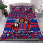 Newcastle Knights Bedding Set Champion?s Pride Comic Style