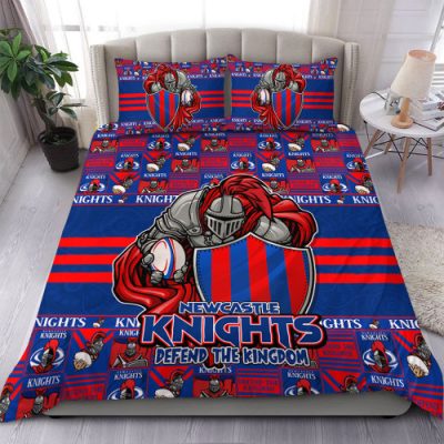 Newcastle Knights Bedding Set Champion?s Pride Comic Style
