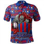 Newcastle Knights Polo Shirt Champion?s Pride Comic Style