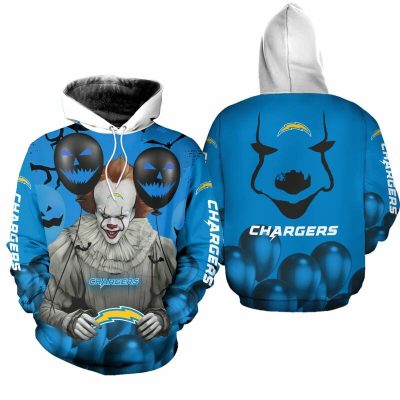NFL Los Angeles Chargers Powder Blue IT Pullover Hoodie