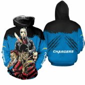 NFL Los Angeles Chargers Halloween Night Pullover Hoodie V2