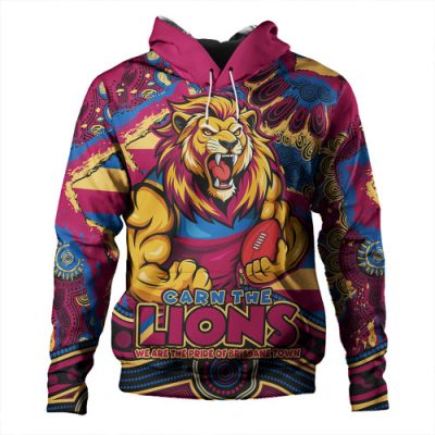 Brisbane Lions Hoodie Blazing Spirit Of Victory