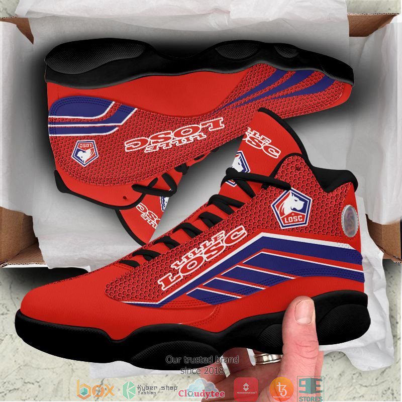 LOSC Lille Red Air Jordan 13 Shoes