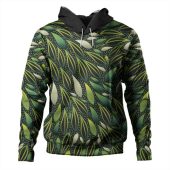 Australia Aboriginal Hoodie - Green Bush Leaves Seamless Hoodie