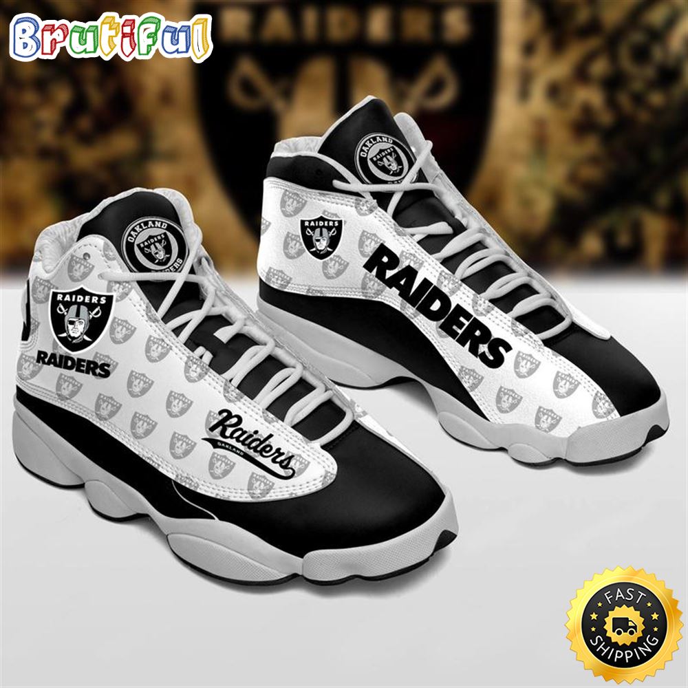 Las Vegas Raiders Nfl Ver 1 Air Jordan 13 Sneaker