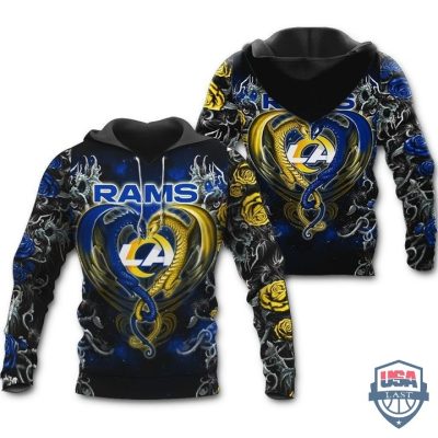 NFL Los Angeles Rams Dragon Pullover Hoodie