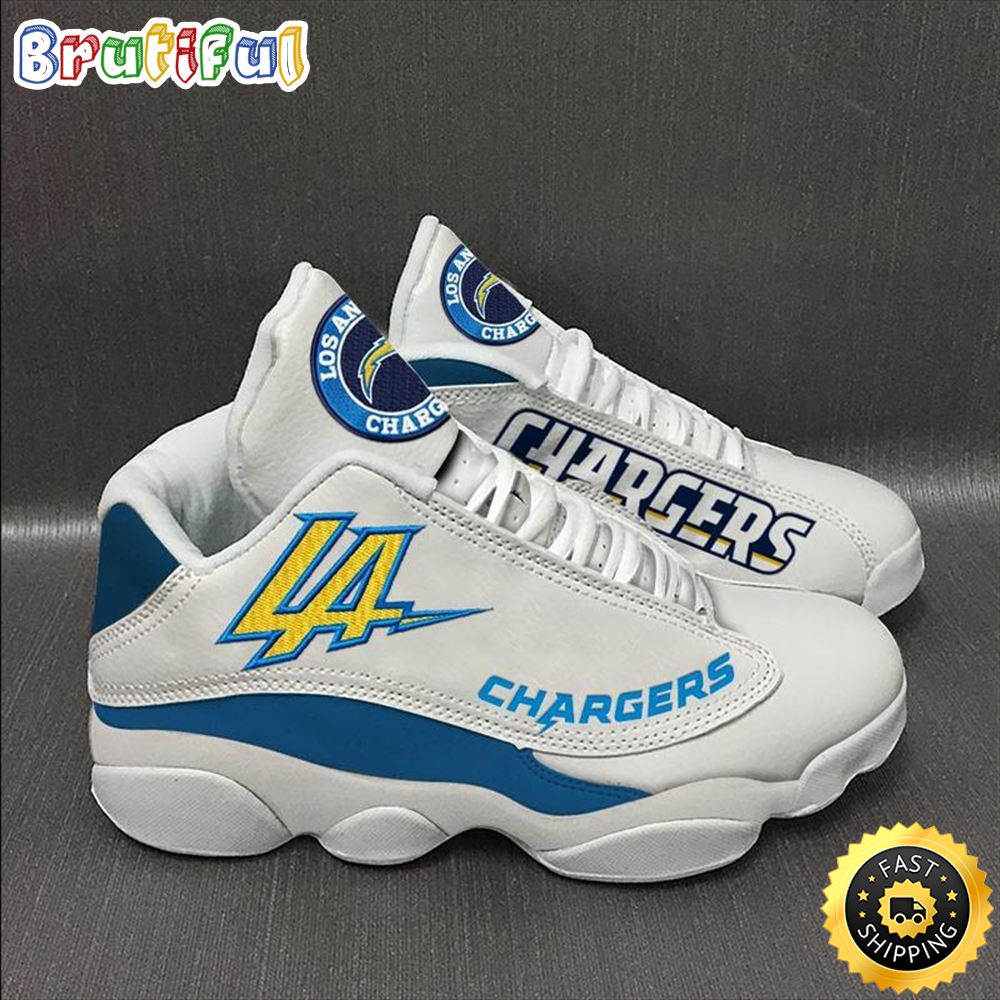 Los Angeles Chargers Nfl Air Jordan 13 Sneaker Los Angeles Chargers Nfl Air Jordan 13 Sneaker