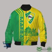 CD Mafra Yellow Green Bomber Jacket