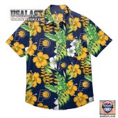 NBA Indiana Pacers Tropical Flowers Hawaiian Shirt V4