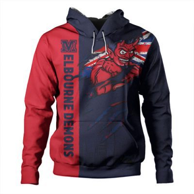 Melbourne Hoodie Burning Passion Of Power Scratch Style