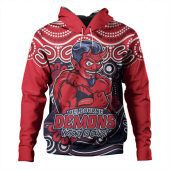 Melbourne Hoodie Aboriginal Inspired Tough Fan Football For Life
