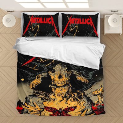 Metallica Moth Into Flame Bedding Set