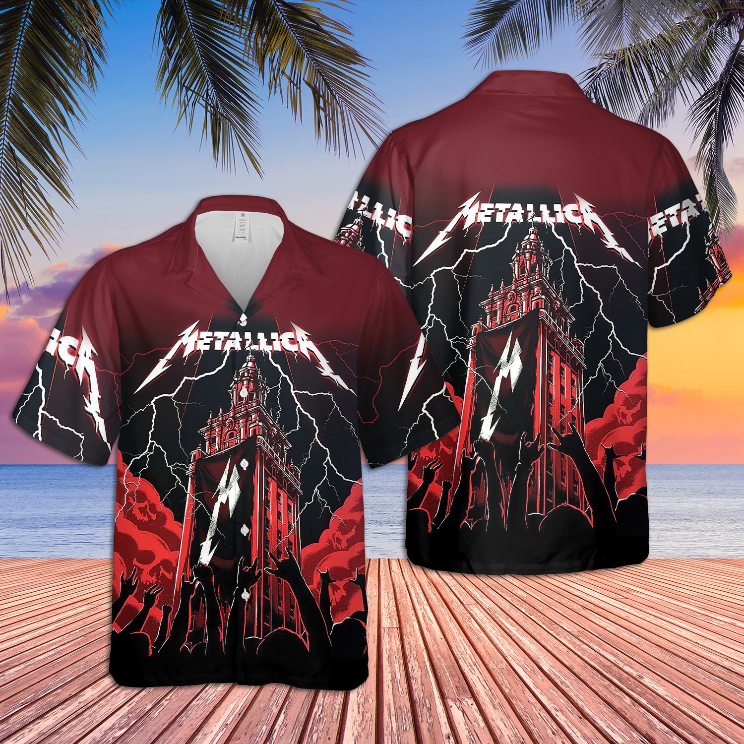 Metallica Miami Concert Hawaiian Shirt Metallica Miami Concert Hawaiian Shirt