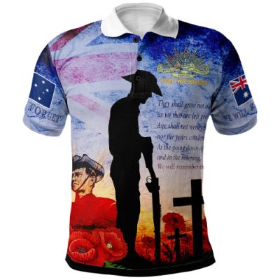 Australia Anzac Polo Shirts - Anzac Lest We Forget The Australian Army