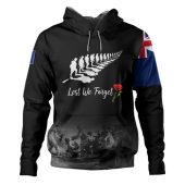 New Zealand Anzac Day Custom Hoodie - Stand For The Flag Kneel For The Fallen Hoodie