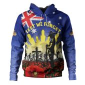 Australia Anzac Day Hoodie - Anzac Day Lest We Forget Poppy Hoodie