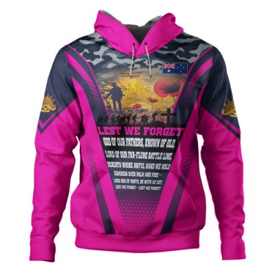 Australia Anzac Camo Hoodie - Custom Anzac Poem Lest We Forget Hoodie