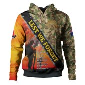 Australia Anzac Day Anzac Hoodie - Lest We Forget Vintage Style