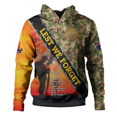 Australia Anzac Day Anzac Hoodie - Lest We Forget Vintage Style