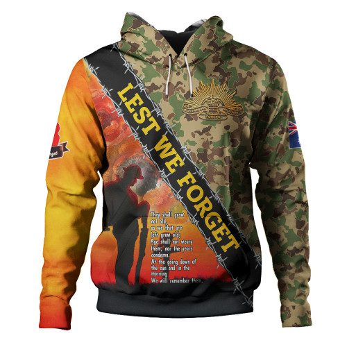 Australia Anzac Day Anzac Hoodie - Lest We Forget Vintage Style