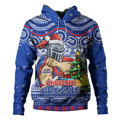 Newcastle Knights Hoodie Aussie Ugly Christmas For Die Hard Fan Supporters