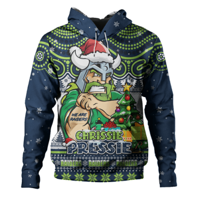 Canberra Raiders Hoodie Aussie Ugly Christmas For Die Hard Fan Supporters