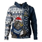North Queensland Cowboys Hoodie Merry Ugly Xmas Nordic Pattern Style