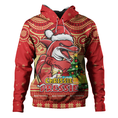 Redcliffe Dolphins Hoodie Aussie Ugly Christmas For Die Hard Fan Supporters