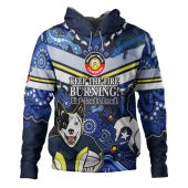 North Queensland Cowboys Hoodie Custom Naidoc Keep the Fire Burning! Blak, Loud & Proud Home Jersey