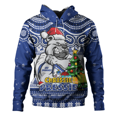 Canterbury-Bankstown Bulldogs Hoodie Aussie Ugly Christmas For Die Hard Fan Supporters