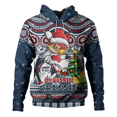 Sydney Roosters Hoodie Aussie Ugly Christmas For Die Hard Fan Supporters