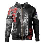 Australia Hoodie - Custom Royal Australian Army Anzac Day Camouflage Style