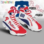 MLB Philadelphia Phillies Baseball Custom Air Jordan 13 Shoes