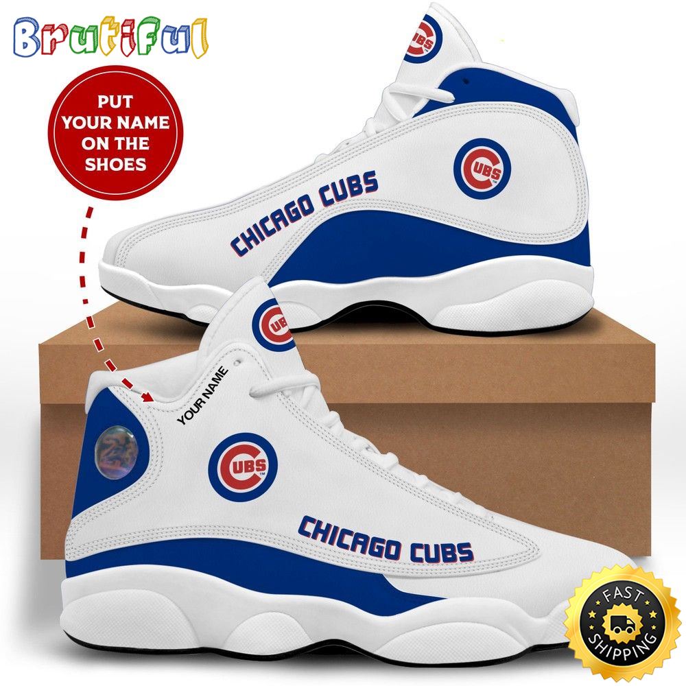 MLB Chicago Cubs Custom Name Air Jordan 13 Shoes V7 MLB Chicago Cubs Custom Name Air Jordan 13 Shoes V7