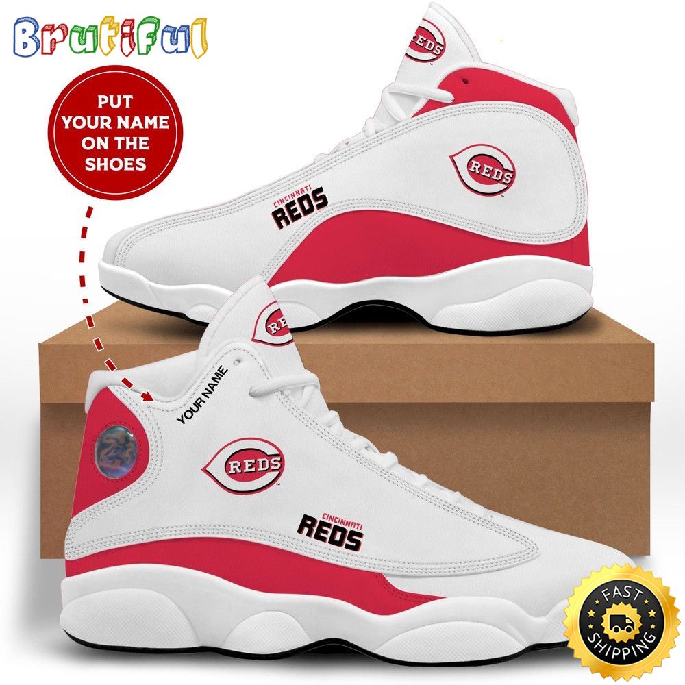 MLB Cincinnati Reds Custom Name Air Jordan 13 Shoes V4 MLB Cincinnati Reds Custom Name Air Jordan 13 Shoes V4