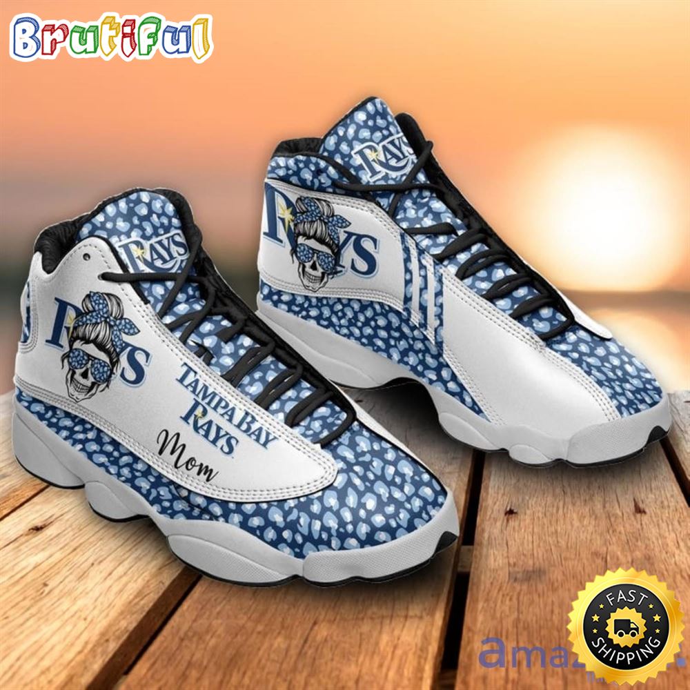 MLB Tampa Bay Rays Mom Leopard Pattern Air Jordan 13 Shoes MLB Tampa Bay Rays Mom Leopard Pattern Air Jordan 13 Shoes