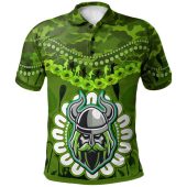 Canberra Raiders Anzac Custom Polo Shirt - Canberra Raiders Anzac With Poppies Soldiers Polo Shirt