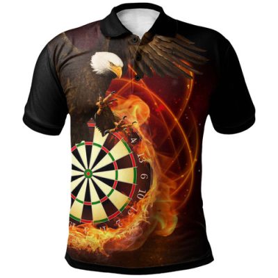 Australia Eagles Dart Custom Hoodie - Eagles Dartboard Flaming Arrow Hoodie