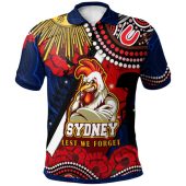 Australia Aboriginal Inspired Polo Shirt - Anzac Day