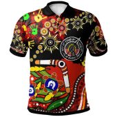 Australia Naidoc Week Polo Shirt - Naidoc Week Sorry Day Indigenous Aboriginal Inspired Culture Turtle and Boomerang Polo Shirt