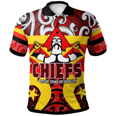 Waikato Chiefs Rugby Hoodie -  Chiefs With Maori Pattern Naidoc Week ''Get Up, Stand Up, Show Up'' Hoodie