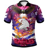 Australia Sea Eagles Hoodie - Custom Australia Sea Eagles Champions with Aboriginal Inspired Abstract Dot Painting Player And Number Hoodie