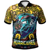 Wellington Hurricanes Rugby Hoodie - Naidoc Week Wellington Hurricanes with Aboriginal Inspired Indigenous "Get up! Stand Up! Show up!" Hoodie