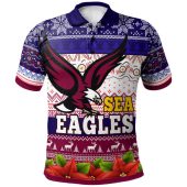 Australia Sea Eagles Chrstmas Hoodie - Custom Australia Sea Eagles Ugly Christmas Knitted Hoodie