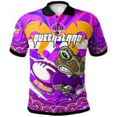 Cockroaches  Team Polo Shirt - Custom Naidoc Week and Torres Strait Aboriginal Inspired Flag  Polo Shirt