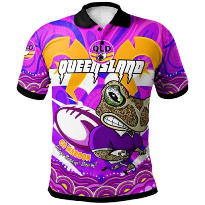 Cockroaches  Team Polo Shirt - Custom Naidoc Week and Torres Strait Aboriginal Inspired Flag  Polo Shirt