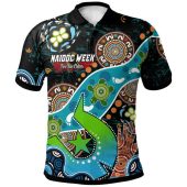 Australia Naidoc Week Custom Polo Shirt - Torres Strait Island Naidoc Week Aboriginal Inspired Polo Shirt