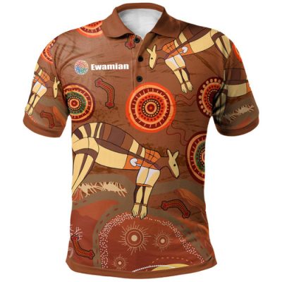 Australia Aboriginal Inspired Custom Polo Shirt - Talaroo Significant Culture Of Ewamian Indigenous Polo Shirt