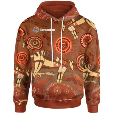 Australia Aboriginal Inspired Custom Hoodie - Talaroo Significant Culture Of Ewamian Indigenous Hoodie