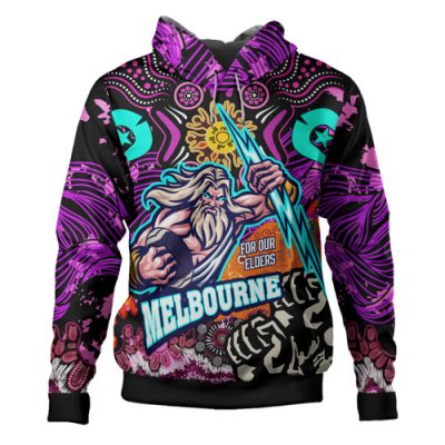 Melbourne Storm Naidoc Custom Hoodie - Torres Strait Islander Aboriginal Inspired Culture